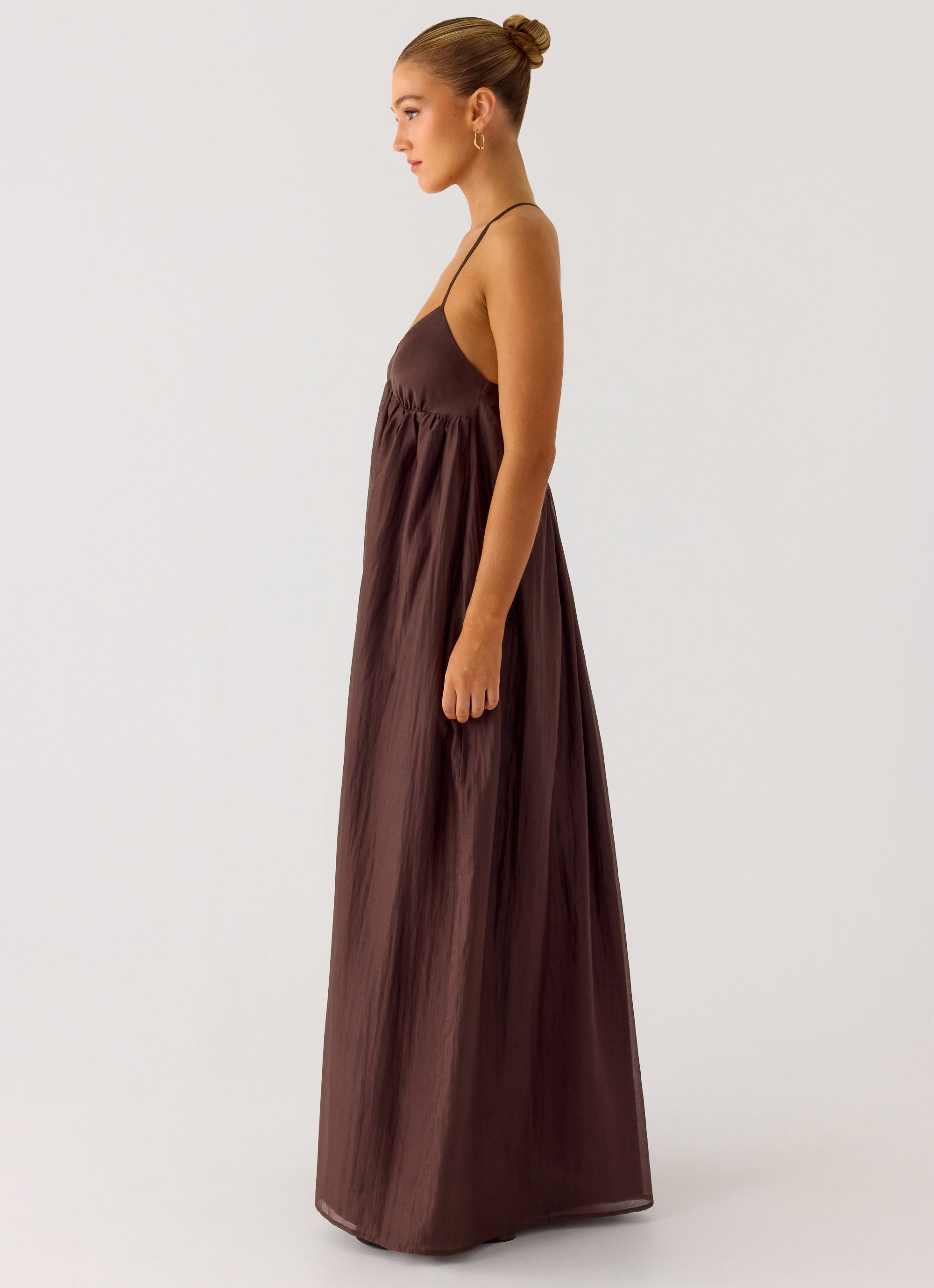 Losario Maxi Dress - Cool Chocolate