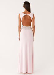 Love Tease Maxi Dress - Baby Pink