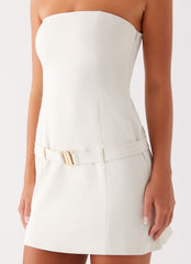 Lume Strapless Mini Dress - Ivory
