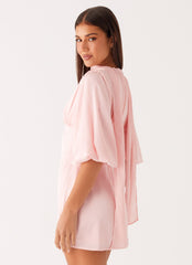 Mary Mini Dress - Pink