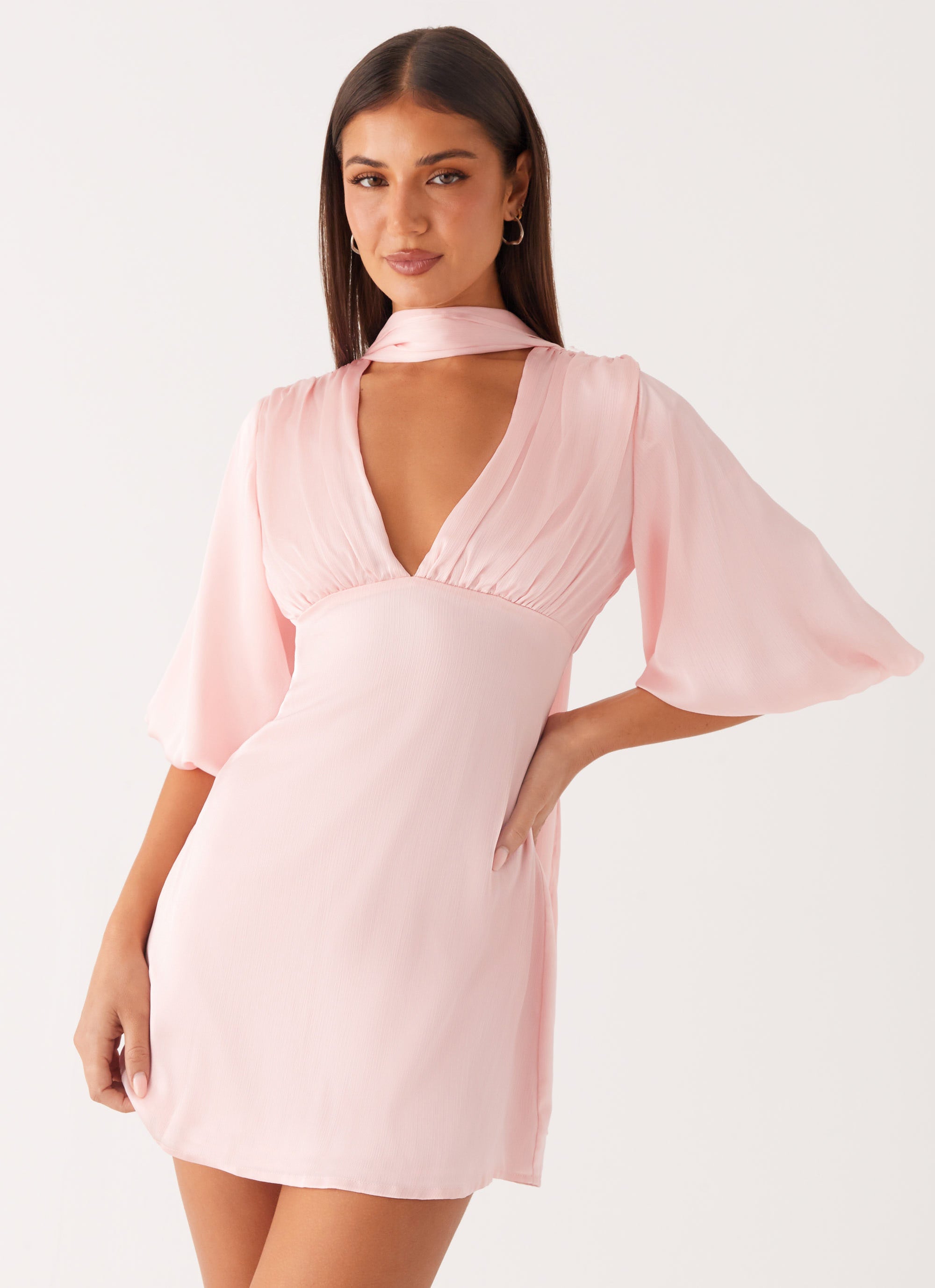 Mary Mini Dress - Pink