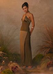 Mavie Maxi Skirt - Khaki