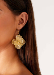 Mona Earrings - Ivory