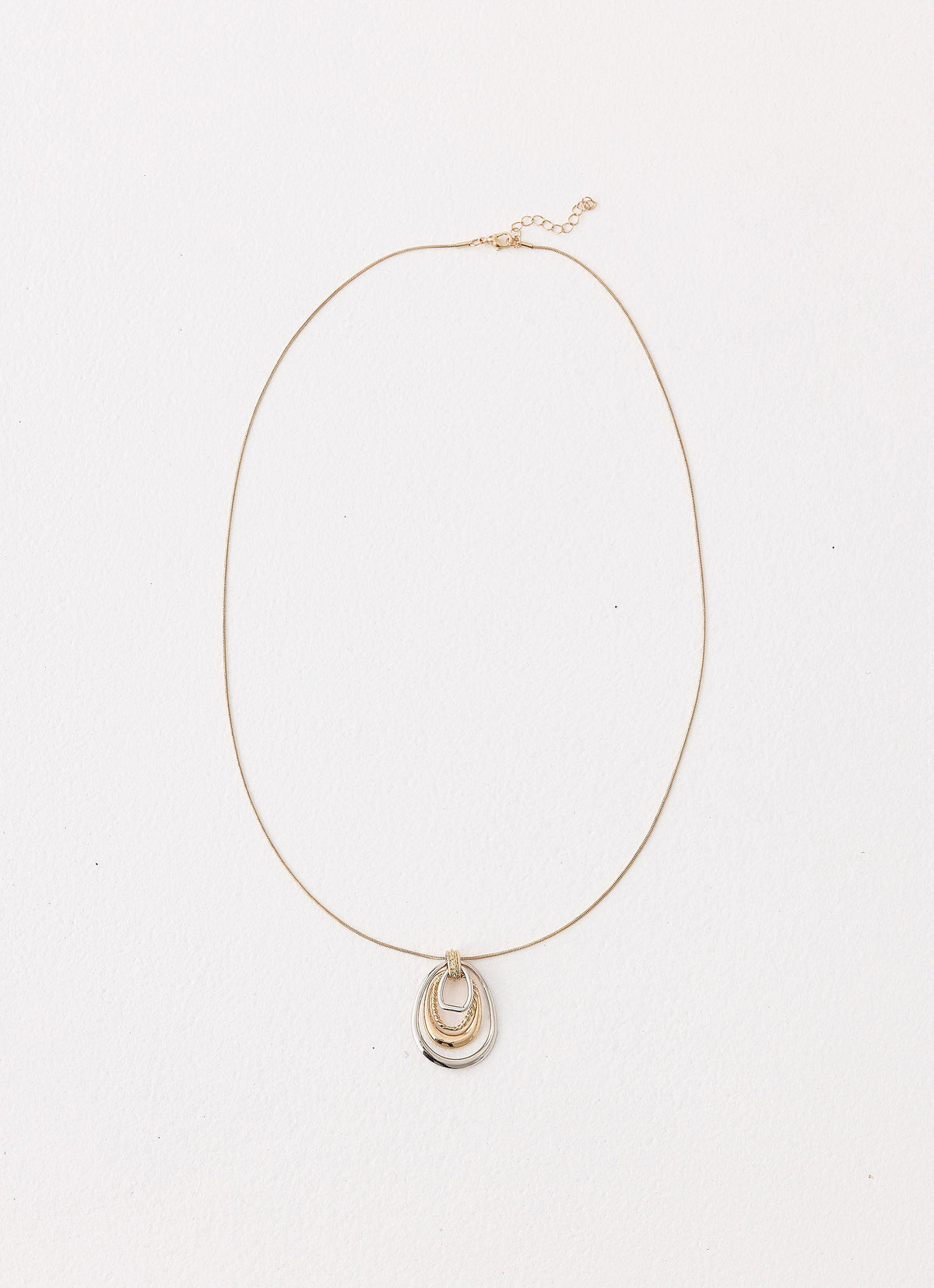 On The Low Necklace - Two Tone
