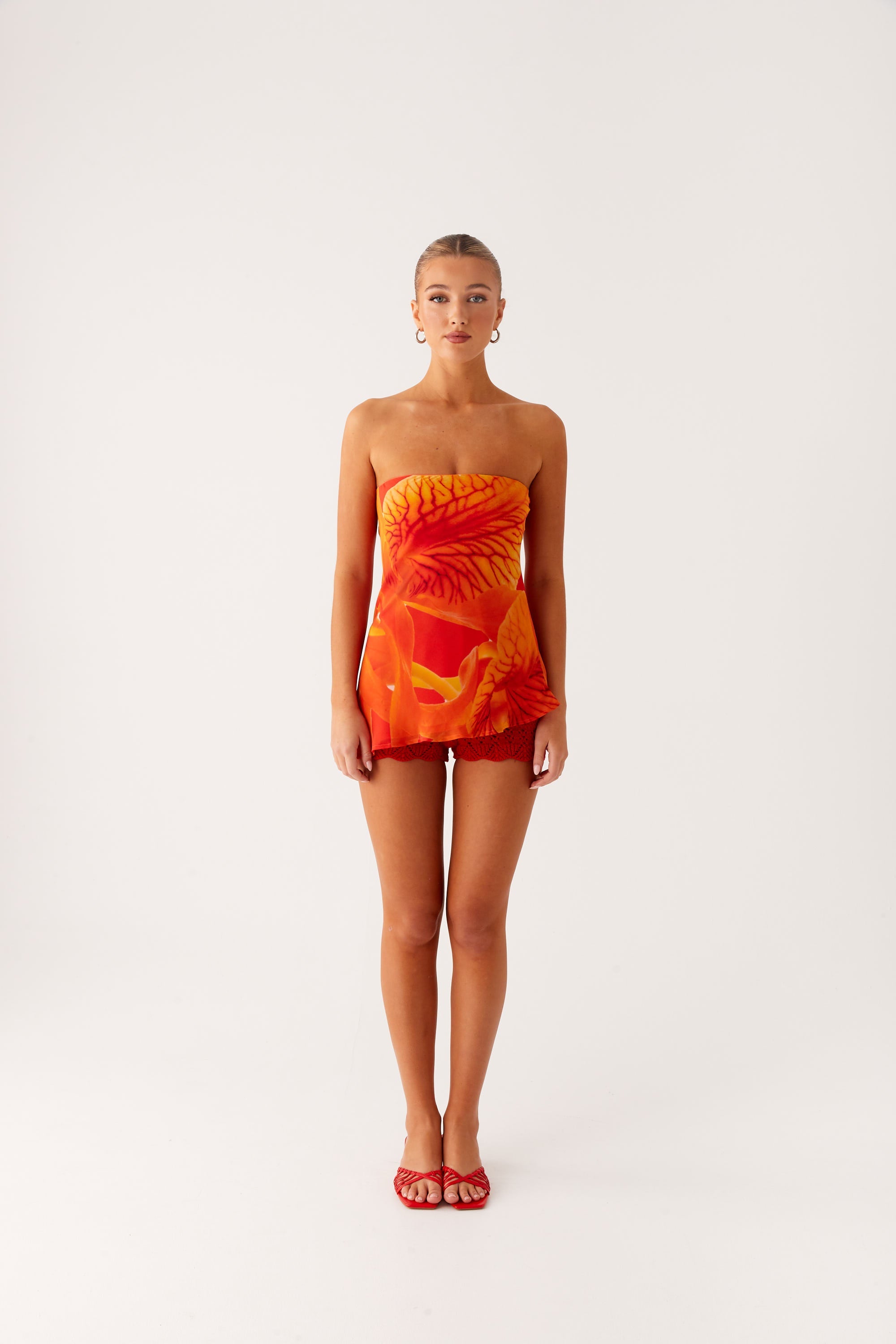 Over The Horizon Asymetrical Top - Serene Orange