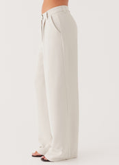 Midnight City Suit Pants - Pebble