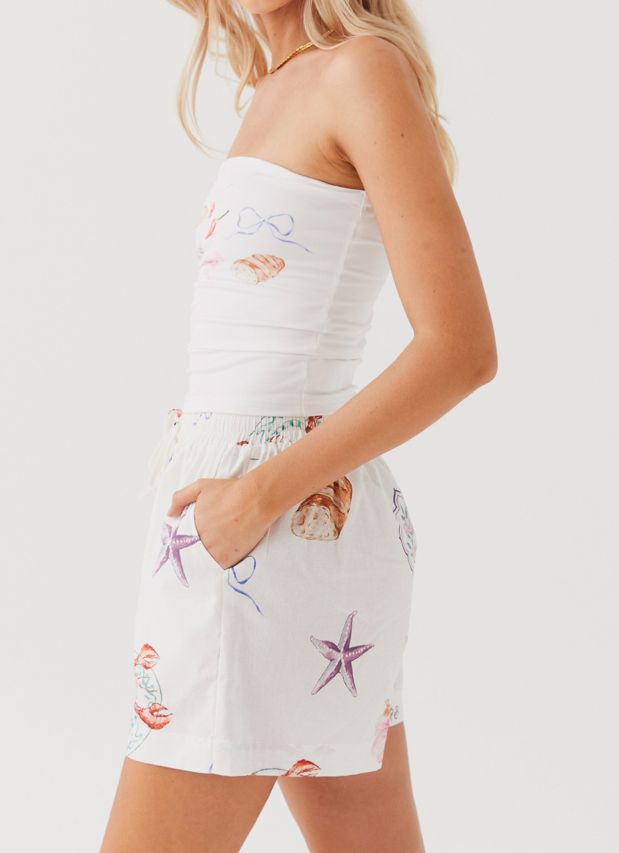 Sweet Relief Linen Shorts - Banchetto