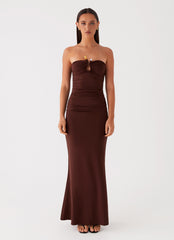 Rudy Maxi Dress - Brown