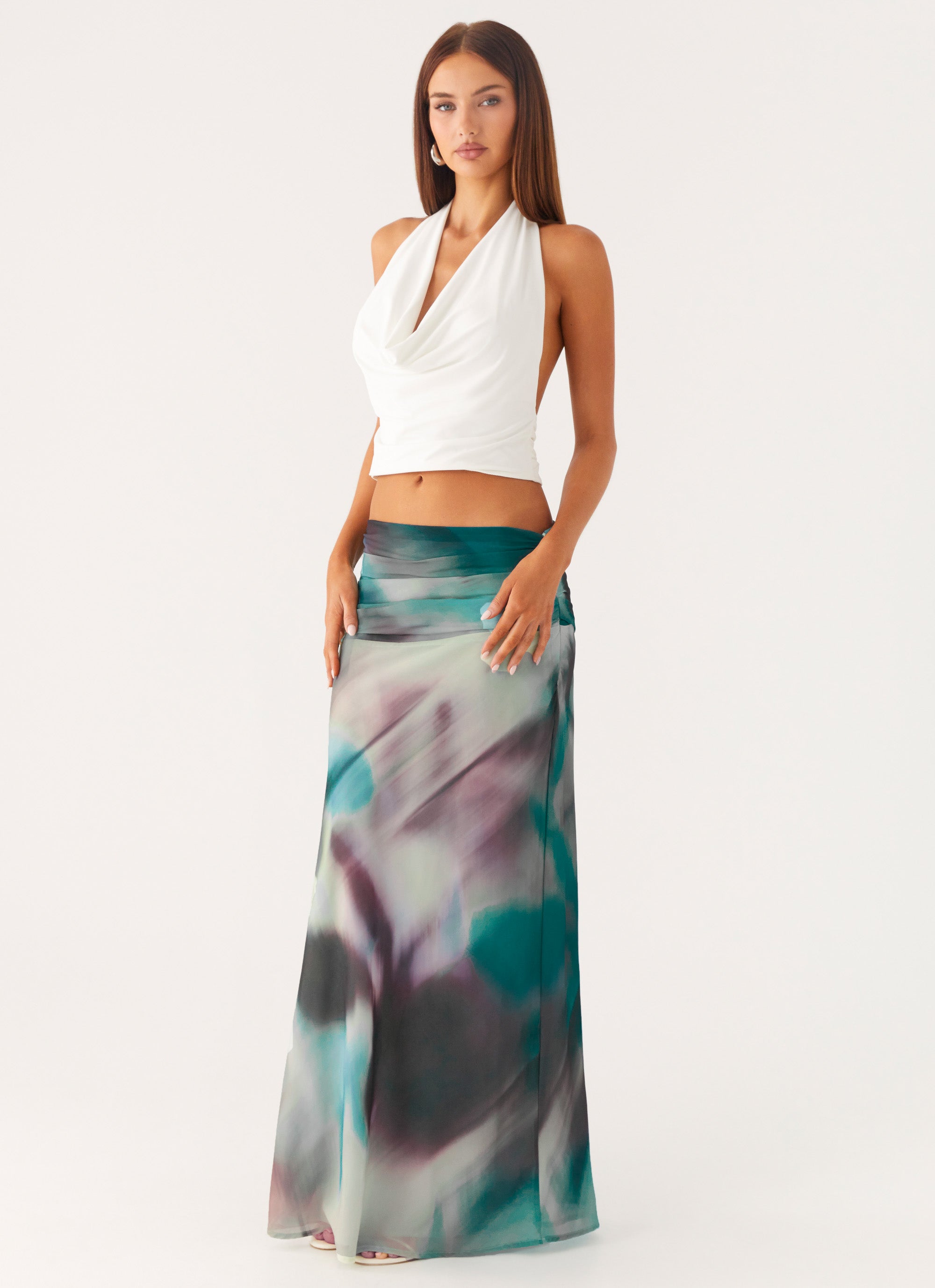 Rimi Maxi Skirt - Sea Splash