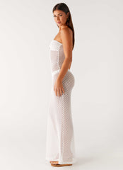Showcase Crochet Maxi Dress - Ivory