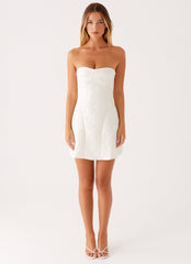 So Stylish Mini Dress - White