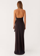 So Chic Maxi Dress - Cool Chocolate