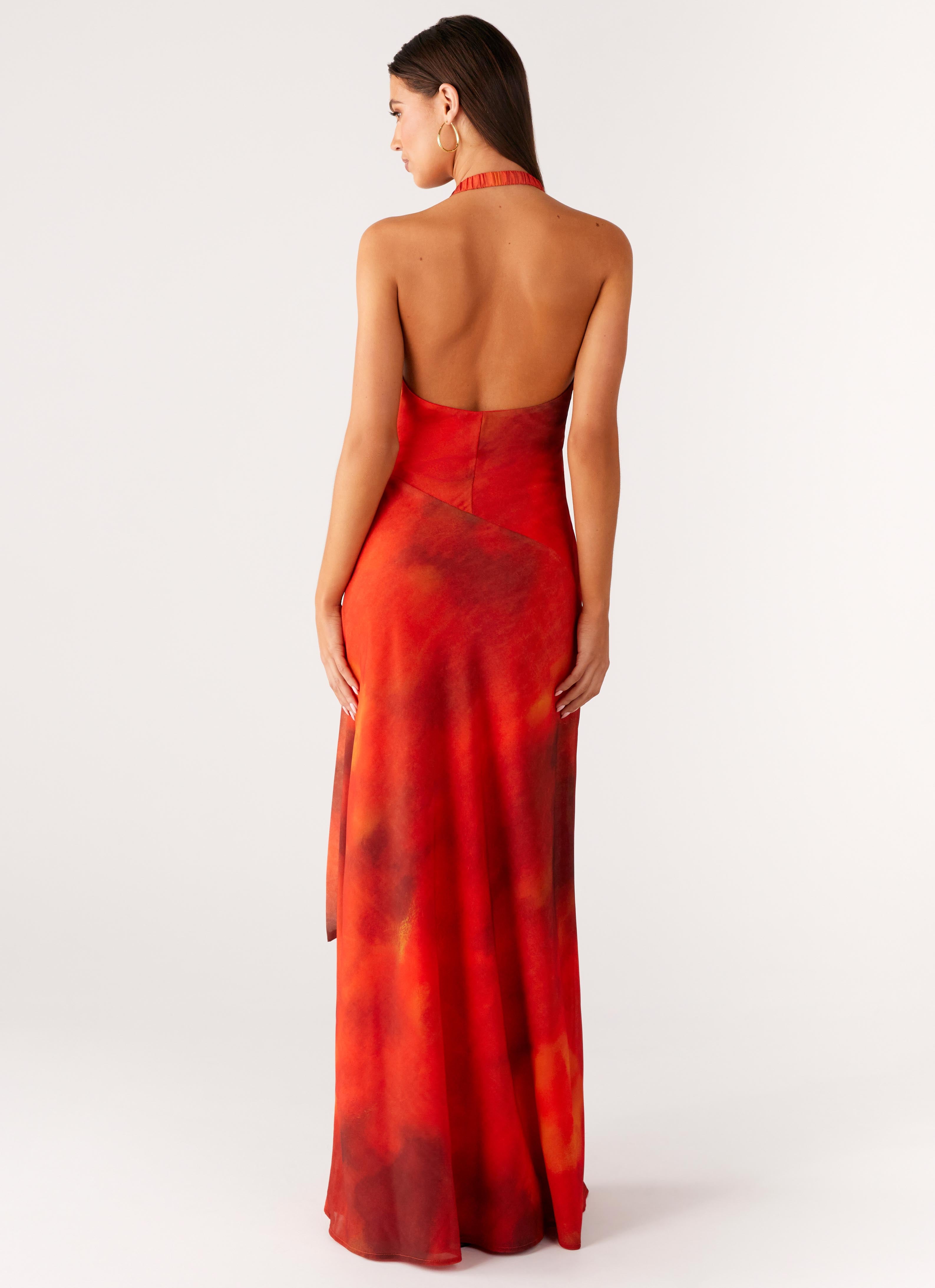 So Chic Maxi Dress - Scarlet Blur