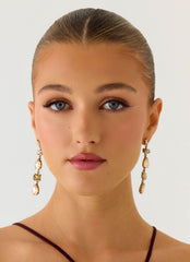 Soleil Shade Earrings - Taupe