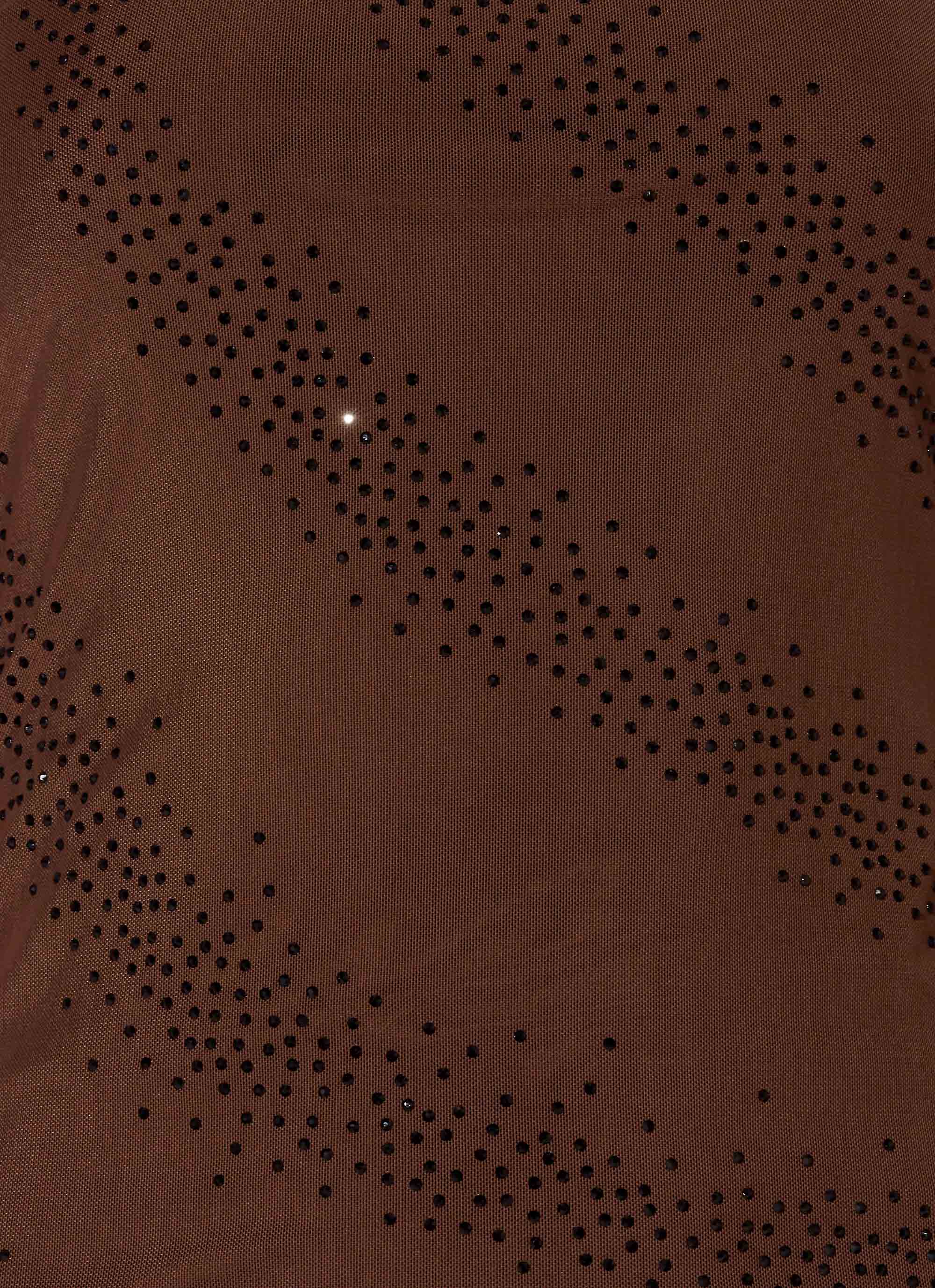 Sweet Sky Beaded Top - Chocolate