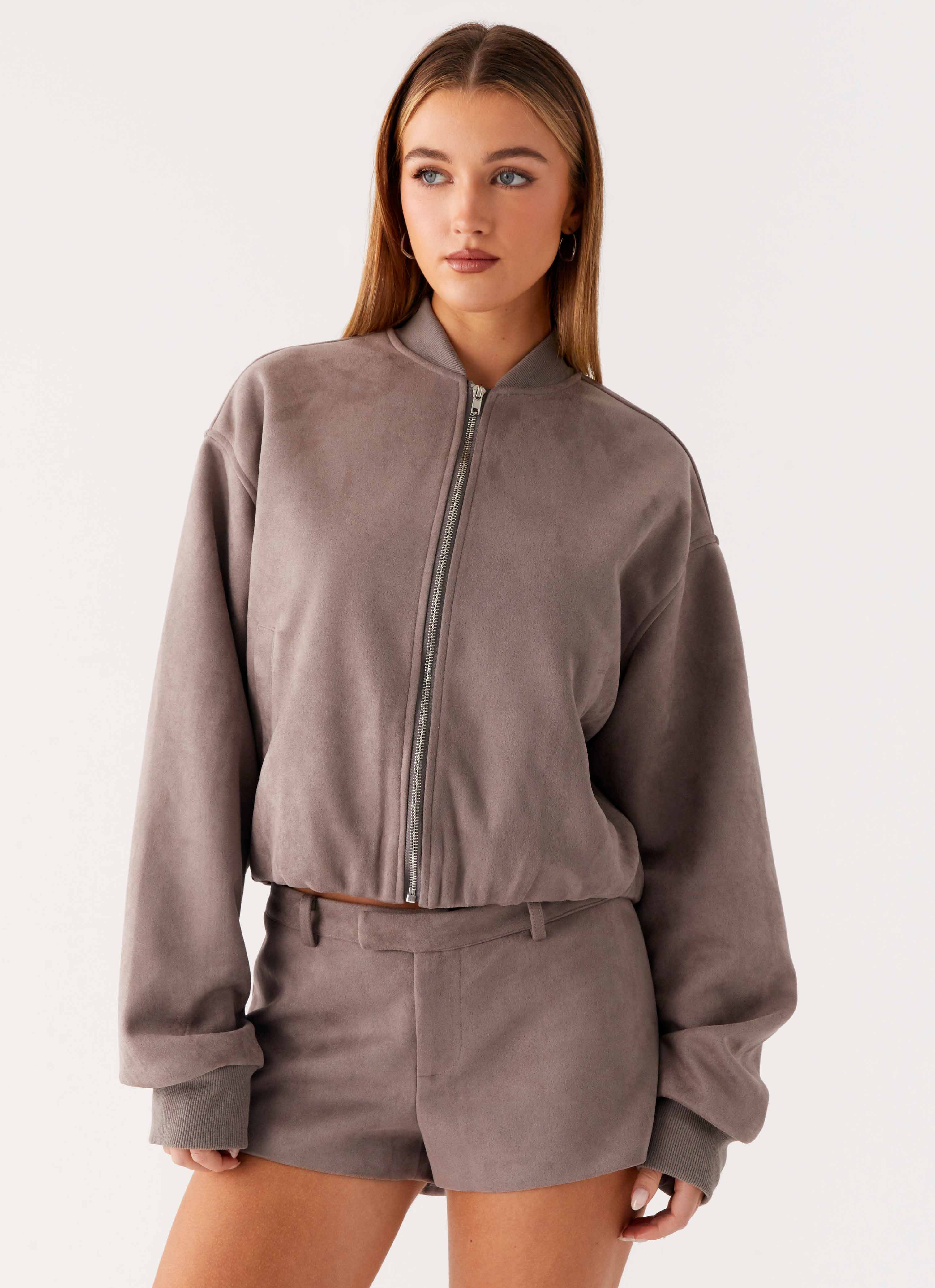 Thats Chill Mini Shorts - Grey