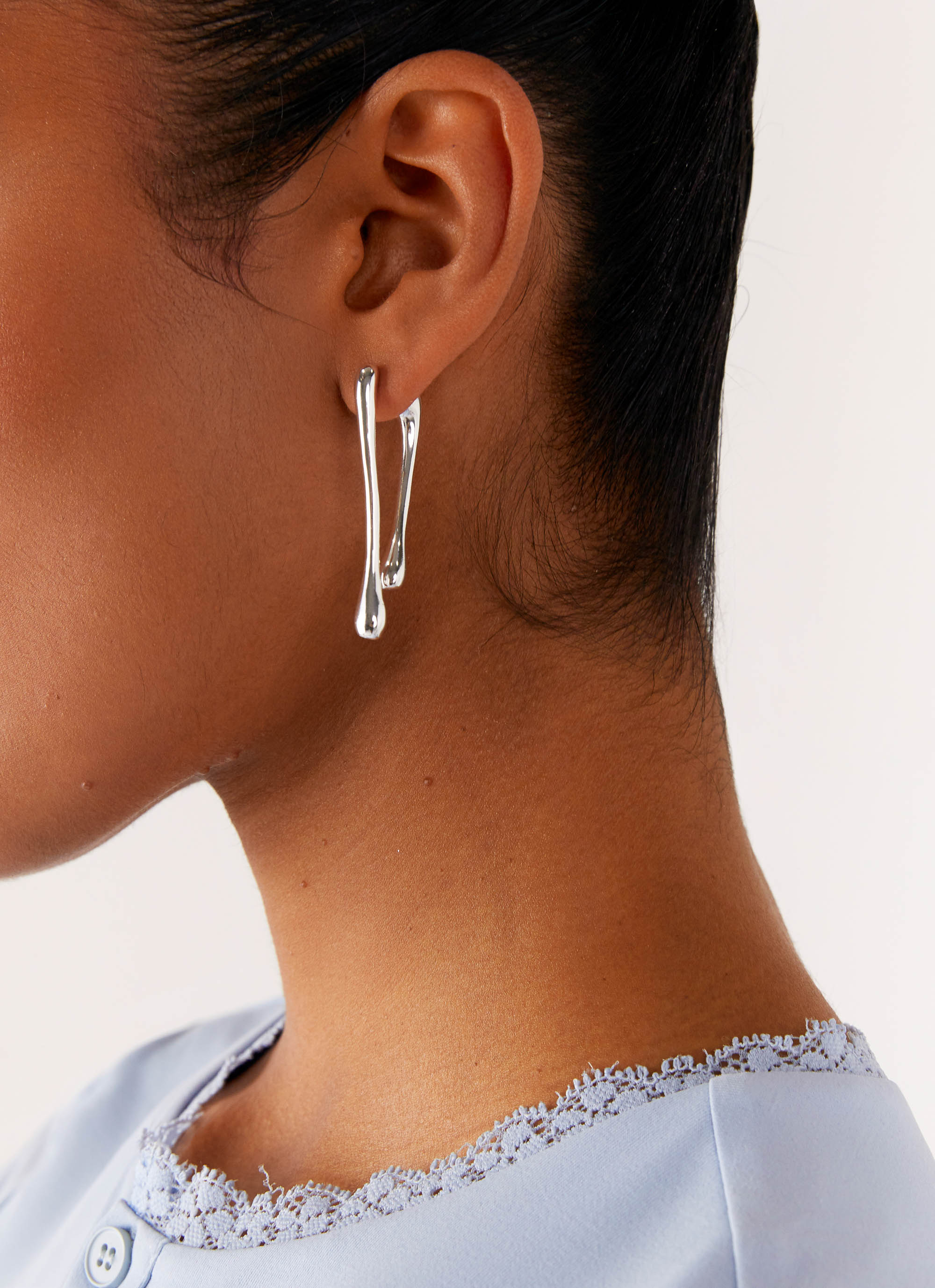 Titus Earrings - Silver