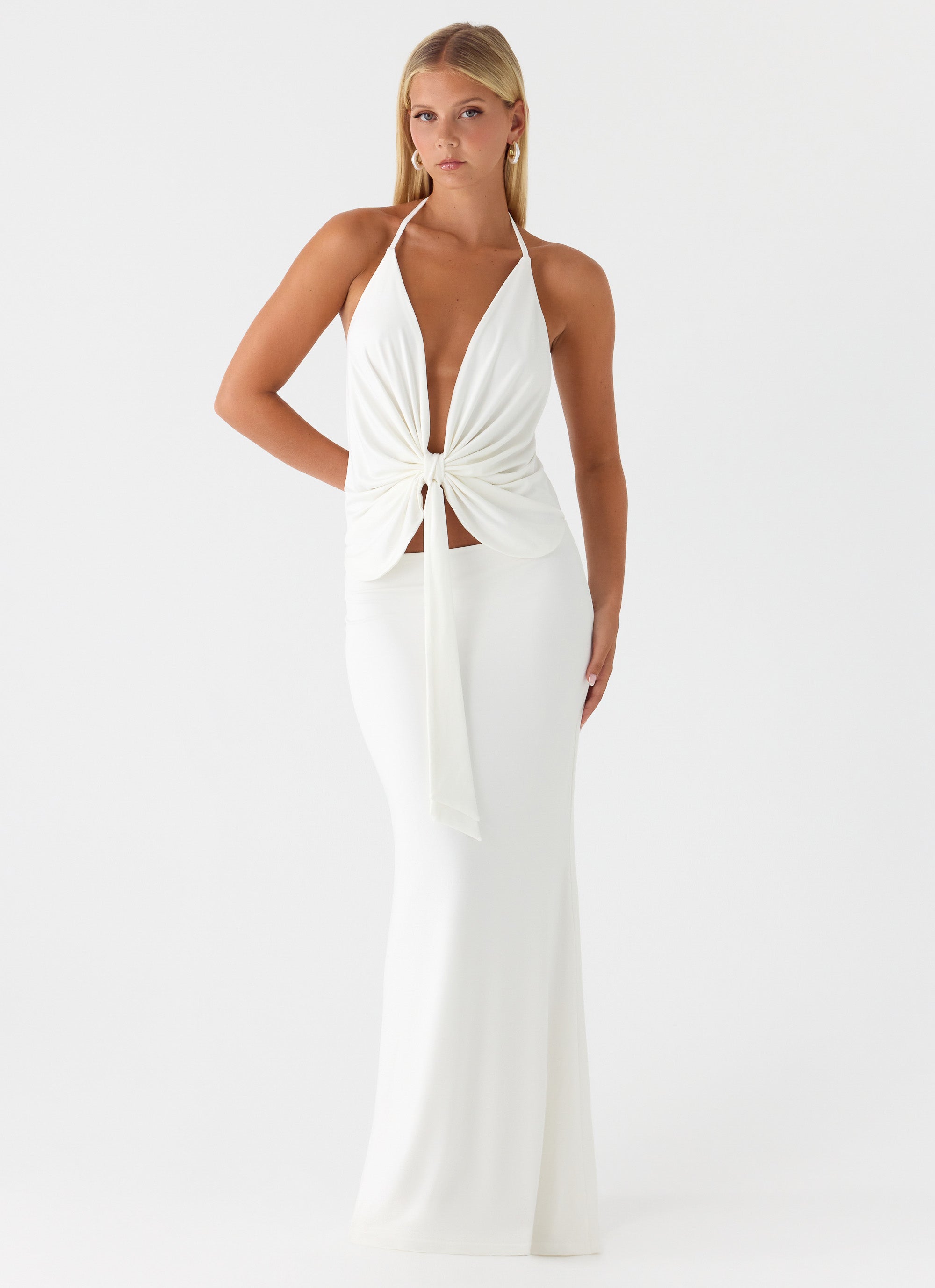 Undercover Maxi Dress - White