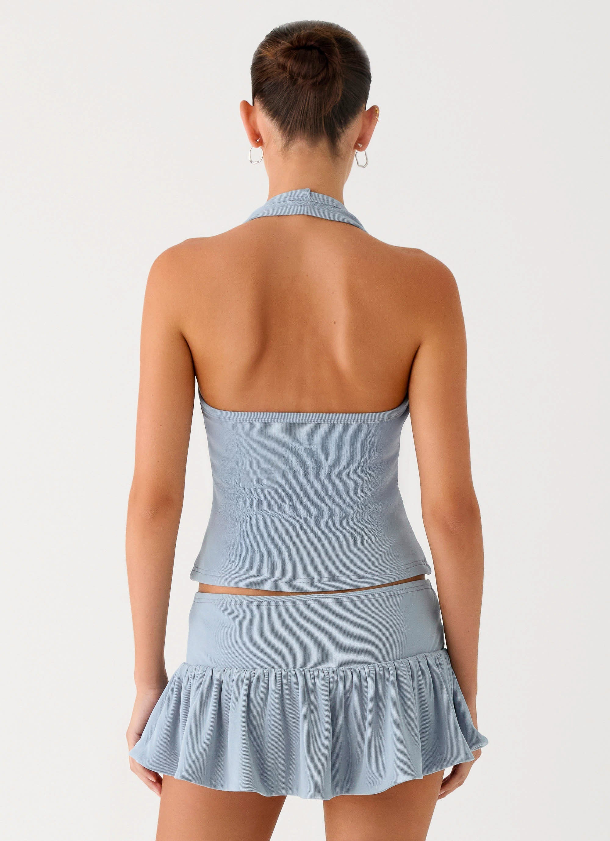 Vegas Nights Low Rise Skort - Blue