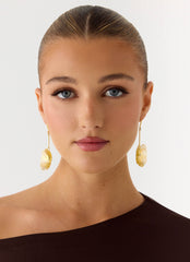 Violet Hour Earrings - Gold