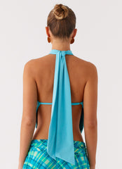 Worldly Top - Turquoise